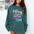 Middle School Is My Jam Cute Teacher Shirt 80's 90's Styl Comfort Colors Sweatshirt Blue Spruce