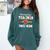 Mothers Day For Teacher Dog Lover Dog Mom Teacher Comfort Colors Sweatshirt Blue Spruce