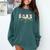 Music Teacher Christmas Holiday Wnter Music Instructor Comfort Colors Sweatshirt Blue Spruce