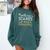Nothing Scares Me I'm A Principal Teacher Halloween School For Men Women Kids Comfort Colors Sweatshirt Blue Spruce