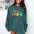Oh Hey Pre-k Shirt Back To School Teachers Students Comfort Colors Sweatshirt Blue Spruce