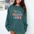 Oh Hey Second Grade First Day Of Teacher Girls Boys Kids Comfort Colors Sweatshirt Blue Spruce