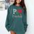P Is For Preschool Teacher Student Back To School Comfort Colors Sweatshirt Blue Spruce P Is For Preschool Teacher Student Back To School Comfort Colors Sweatshirt Blue Spruce