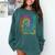 PE Teacher Phys Ed Tie Dye Physical Education Appreciation Comfort Colors Sweatshirt Blue Spruce