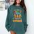 My Pre-K Kids Are Smart Cookies Christmas Teacher Comfort Colors Sweatshirt Blue Spruce