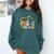 Pre-k Teacher Appreciation Teaching Wildflowers Comfort Colors Sweatshirt Blue Spruce