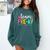 Pre-k Team Pencil Teacher Student Back To School Girls Comfort Colors Sweatshirt Blue Spruce Pre-k Team Pencil Teacher Student Back To School Girls Comfort Colors Sweatshirt Blue Spruce