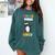 Pre-K Vibes Only Penguin Teachers Kids Back To School Comfort Colors Sweatshirt Blue Spruce