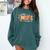 Preppy One Thankful Teacher Coquette Thanksgiving Teacher Comfort Colors Sweatshirt Blue Spruce Preppy One Thankful Teacher Coquette Thanksgiving Teacher Comfort Colors Sweatshirt Blue Spruce