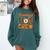 Preschool Boo Crew Halloween Teachers Students Costume Comfort Colors Sweatshirt Blue Spruce