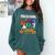 Preschool Boo Crew Teacher Student Halloween Costume Men Women Kids Comfort Colors Sweatshirt Blue Spruce