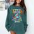 Proud To Teach Multilingual Learner ESL English Teacher Comfort Colors Sweatshirt Blue Spruce