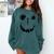 Pumpkin Artist Halloween Art Teacher Comfort Colors Sweatshirt Blue Spruce