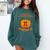 Pumpkin Pie Pi Math Teacher Shirt Halloween Men Adult Comfort Colors Sweatshirt Blue Spruce