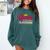 Queen Of The Classroom Teacher Comfort Colors Sweatshirt Blue Spruce