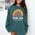 Rainbow Pencil Dream Exceptional Education Team SPED Teacher Comfort Colors Sweatshirt Blue Spruce Rainbow Pencil Dream Exceptional Education Team SPED Teacher Comfort Colors Sweatshirt Blue Spruce