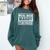 Real Men Marry Teachers Teacher Comfort Colors Sweatshirt Blue Spruce