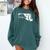 Red For Ed Maryland Teacher Public Education Comfort Colors Sweatshirt Blue Spruce