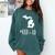 Red For Ed Michigan Teacher Public Education Comfort Colors Sweatshirt Blue Spruce
