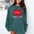 Red Ribbon Week Awareness For Students And Teachers Men Women Girls Kids Comfort Colors Sweatshirt Blue Spruce