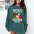 Retired But Forever a Teacher At Heart Teacher Retirement Comfort Colors Sweatshirt Blue Spruce
