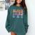 Retro Aloha Third Grade Teacher Summer Vacation Beach Hawaii Comfort Colors Sweatshirt Blue Spruce Retro Aloha Third Grade Teacher Summer Vacation Beach Hawaii Comfort Colors Sweatshirt Blue Spruce
