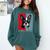 Retro Boston Terrier Dog Lover Bostie Mom Dad Dog Owner Comfort Colors Sweatshirt Blue Spruce