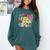 Retro First Grade Teacher Disco Ball Coquette Back To School Comfort Colors Sweatshirt Blue Spruce Retro First Grade Teacher Disco Ball Coquette Back To School Comfort Colors Sweatshirt Blue Spruce