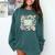 Retro Hooray It's Art Day Art Teacher Back To School Women Comfort Colors Sweatshirt Blue Spruce