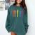 Retro Be Kind ASL Deaf Teacher Sign Language Gay Pride Comfort Colors Sweatshirt Blue Spruce Retro Be Kind ASL Deaf Teacher Sign Language Gay Pride Comfort Colors Sweatshirt Blue Spruce