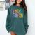 Retro Kindergarten Dream Team Back To School Teacher Kids Comfort Colors Sweatshirt Blue Spruce Retro Kindergarten Dream Team Back To School Teacher Kids Comfort Colors Sweatshirt Blue Spruce