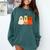 Retro Pencil Ghost Boo Spooky Teacher Halloween Costume Comfort Colors Sweatshirt Blue Spruce Retro Pencil Ghost Boo Spooky Teacher Halloween Costume Comfort Colors Sweatshirt Blue Spruce