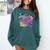 Retro Physical Education Vibes Gym Teacher Phys Ed Teacher Comfort Colors Sweatshirt Blue Spruce