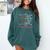 School Psychologist Coffee Student Teacher Psychology Men Women Comfort Colors Sweatshirt Blue Spruce