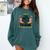 These Boots Are Made Teaching Western Cowboy Teacher Comfort Colors Sweatshirt Blue Spruce