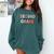 Second Grade Dream Team Back To School 2nd Grade Teacher Comfort Colors Sweatshirt Blue Spruce