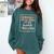Seriously We All Know I'm The Favorite Teacher Teacher Comfort Colors Sweatshirt Blue Spruce