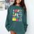 She Works Willingly With Her Hands Proverbs Daycare Teacher Men Women Comfort Colors Sweatshirt Blue Spruce
