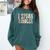 I Speak Toddler Teacher Pre School Back To School First Day Comfort Colors Sweatshirt Blue Spruce I Speak Toddler Teacher Pre School Back To School First Day Comfort Colors Sweatshirt Blue Spruce