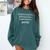 SPED Special Ed Teacher Para Aide Assistant For Men Women Comfort Colors Sweatshirt Blue Spruce