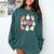 SPED Teacher Halloween Spooky Special Education Team Men Women Kids Comfort Colors Sweatshirt Blue Spruce