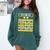 Spelling Bee Halloween Teachers Bee Spelling Competition Comfort Colors Sweatshirt Blue Spruce