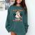 In My Spooky Math Teacher Era Groovy Retro Halloween Costume For Men Women Comfort Colors Sweatshirt Blue Spruce