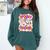 Spooky Teacher Ghost Pencil Teacher Halloween Teacher Comfort Colors Sweatshirt Blue Spruce