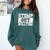 Stomp Out Bullying Back To School Education Teacher Comfort Colors Sweatshirt Blue Spruce