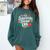 In My Substitute Teacher Era Comfort Colors Sweatshirt Blue Spruce