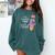 Being A Substitute Teacher Substitute Teaching Comfort Colors Sweatshirt Blue Spruce