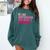 Be Like Subtraction And Make A Difference Math Teacher Comfort Colors Sweatshirt Blue Spruce