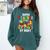 Super Teacher By Day Super Tired By Night Comfort Colors Sweatshirt Blue Spruce