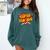 Super Teacher Superhero Back To School Teacher's Comfort Colors Sweatshirt Blue Spruce